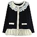 Richie House Little Girls' Sweet Cardigan with Braided Placket Size 2-8 RH1432