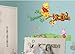 Hunnt Winnie the Pooh Tiger Sitting on a Branch Wall Sticker and Decal