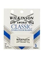 Wilkinson Sword Classic Stainless Steel Double Edge Razor Blades - 50 Ct