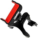 Car Mount, HAWEEL&reg; Universal Smartphone Air Vent Car Mount Phone Holder Cradle for iPhone 6 6+ 5 5S 5C 4 4S Samsung Galaxy S5 S4 S3 Note 3,Google Nexus 5/4 and all Smartphones in Black+Red