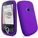 Silicone Gel Skin Sleeve PURPLE Rubber Soft Cover Case for HUAWEI U8150 COMET (T-MOBILE) [WCC629]