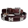 "Luxe Bone" 157 Swarovski crystals jewelled Leather Dog Collar - Chocolate /Medium (12"-16") "Luxe Bone" 157 Swarovski crystals jewelled Leather Dog Collar - Chocolate /Medium (12"-16")