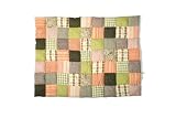 from Baby Boum Baby Boum Cotty Lime Collection 100 cotton Patchwork Playpen Base / Play mat (Lime, Brown and Orange, 75 X 95cm) (Model 219COTTY74)