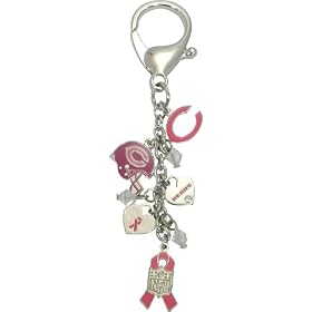 Pro Specialties Chicago Bears Breast Cancer Awareness Key Clip