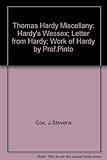 A Thomas Hardy miscellany