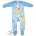 Tinkerbell Blue Footed Sleeper Pajamas for Infant and Toddler Girls