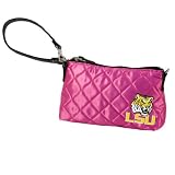 NCAA Louisiana State University Pink Quilted Wristlet
