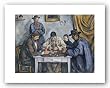 The Card Players, 1890-1892 by Paul Cezanne 8"x11" Art Print Poster