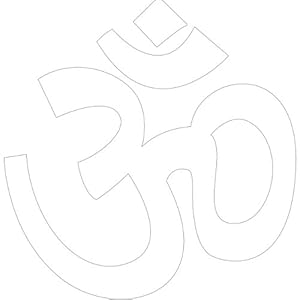 Amazon.com: TheVinylGuru - Om Ohm Symbol Wall Sticker Decal - Om Ohm ...