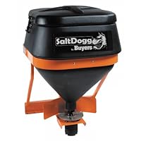 Buyers SaltDogg TGS01B 8 Cubic Foot/602-Pound Capacity Rugged Thermoplastic Tailgate Mount Salt Spreader With Heavy Duty Motor and In-Cab Variable Speed Control