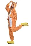 NEWCOSPLAY Unisex Onesies Pajamas Kigurumi Cosplay Sleepsuit Costume (M, Kangaroo)