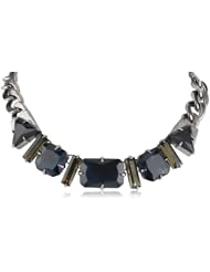 Vince Camuto Jewel Purpose Hematite Necklace, 16"