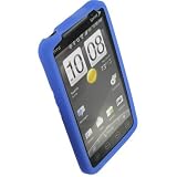 HTC EVO 4G Textured Silicone Gel Case ( Dark Blue)