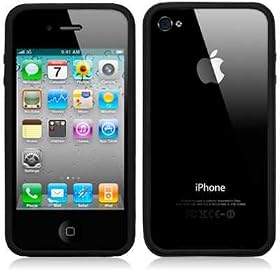 BUMPER CASE FOR APPLE IPHONE 4S / IPHONE 4 - BLACK PART OF THE QUBITS ACCESSORIES RANGE