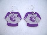 Manchester Monarchs Hockey Jersey Earrings