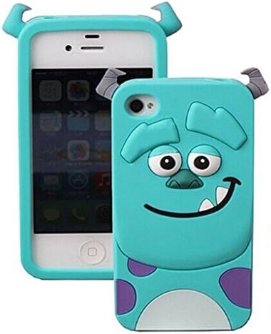 iPhone 6S Plus Case,iPhone 6S Plus Silicone Case,Tribe-Tiger 3D Cute Cartoon Blue Monster Soft Silicon Gel Rubber Case Cover Skin for Apple iPhone 6S Plus 5.5 inch(Monster)