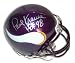 Autographed Paul Krause Minnesota Vikings Mini Helmet Inscribed 