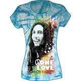 Bob Marley - One Love Rasta Womens T-Shirt in Tie Dye