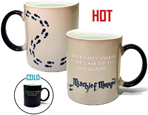 HRH Collectibles Harry Potter Morphing Mug Heat Transforming 11 Oz by HRH Collectibles