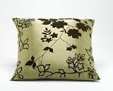 Review AtHomeMart  / 4 PCS Orchid Leaf Accent Pillows