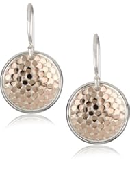 Anna Beck Designs "Bali" 18k Rose Gold-Plated Dish Earrings