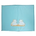 b�b�-jou 6805 - Laufgittereinlage 80x100cm Pompon T�rkis