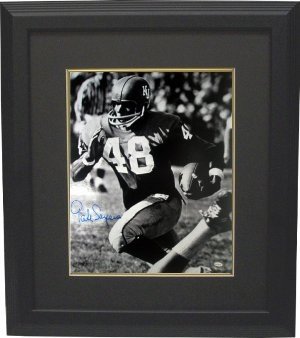 Gale Sayers Autographed/Hand Signed Kansas Jayhawks 16x20 Photo Custom Framed