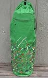 Barefoot Yoga Cotton Yoga Mat Bag with Indian Peacock Desgin