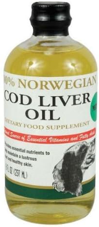 100% Norwegian Cod Liver Oil - Mint 8 oz