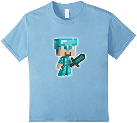 Kids Youtuber Diamond Edition T-Shirt 12 Baby Blue
