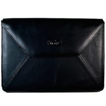 AMAZON KINDLE DX Envelope BLACK LEATHER Mini-Note PC NETBOOK Carrying POUCH CASE Cover Sleeve