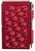 Flip Notes Metal Note Case with Mini Pen and Notepad, Ruby Red