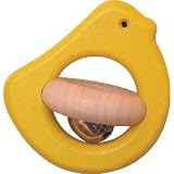 Bajo Wooden Bird Rattle Baby Toy