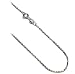 Sterling Silver 1 MM Italian Cable Chain, 20