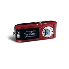 Trekstor i.Beat organix Tragbarer MP3-Player 1 GB rot mit Radio