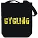 Canvas Tote Bag Black  Cycling / DOPPLER EFFECT  Sports