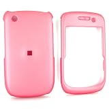 For Blackberry Curve 8520 Rubber Hard Case Baby Pink