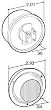 Truck-Lite Red, 30 Series Marker & Clearance Grommet Kit 12v Red 30050R