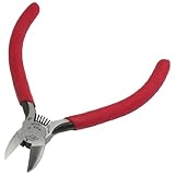 uxcell　ニッパー　斜ニッパ　ケーブルカッター　合金鋼　切削電線ケーブル　115cm　レッド　シルバートーン