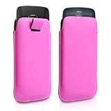 Nokia C3 Tasche PU Leder Rosa Beutel H�llevon "Yousave Accessories�"