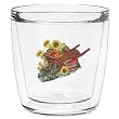 A Sunflower Garden 12 oz Double-Old-Fashioned Insulated Beverage Tumbler, Clear