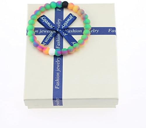 Neon Silicone bracelet Bangles Perfect Packed in Fashion Jewelry Gift Box Classic Neon Bracelets