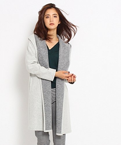 (インディヴィ) INDIVI フェルト風フーデッドコート 12799026