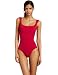 Lisa Curran Women's Chantelle One-Piece Swimsuit, Passione, 10