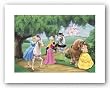 Princess Promenade by Walt Disney 8"x11.25" Art Print Poster Disney