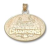 St. Louis Cardinals 2006 World Series Champions 5/8 10 KT Pendant