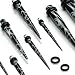 9 Set Expander Taper Dehnungsstab Marble Swirl Black
