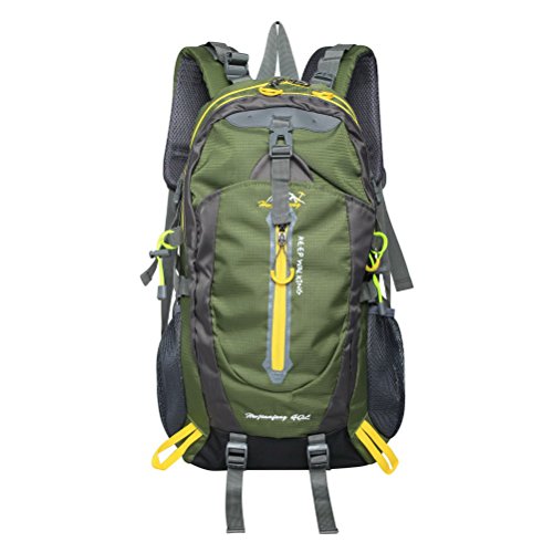 PioneerHiker 40L Casual Lightweight Water-resistant Hiking Backpack Daypack for Outdoor Hiking Camping Sports Travel Climbing
