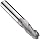 Niagara Cutter CB330 Carbide End Mill, General Purpose, TiCN Coated, 3 Flutes, Ball End