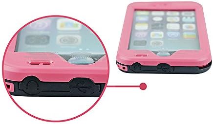 MAG Digital Iphone 6 Plus Waterproof Case [New Version] 6.6ft Underwater Shockproof Snow Proof Dirt Proof Protection Case Impact Resistant Cover for Iphone 6 Plus 5.5 Inch (pink)